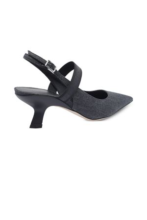 Black denim slingback VIC MATIE' | 1E1118DGA06E960155